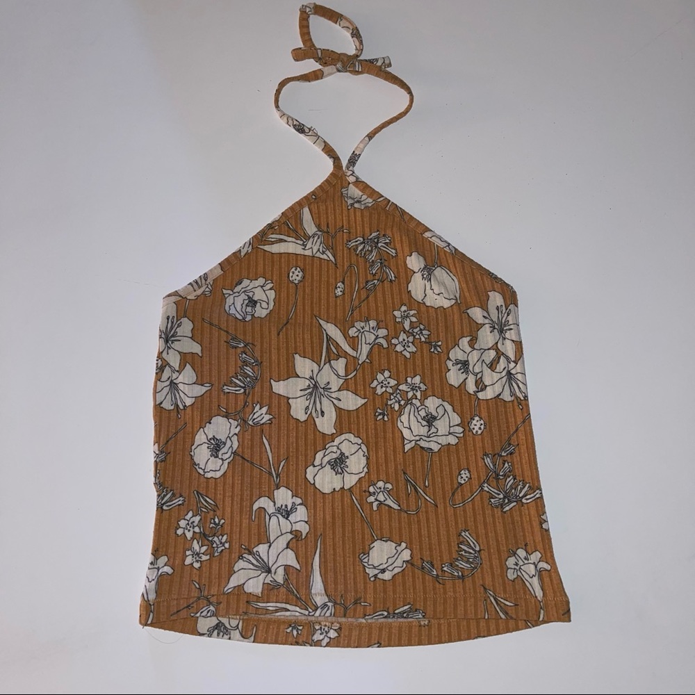 Floral Halter Top